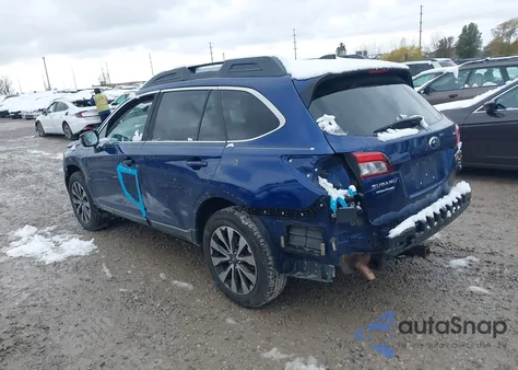 2017 Subaru Outback 2.5I Limited z USA, uszkodzony, nr VIN 4S4BSAKC1H3286771